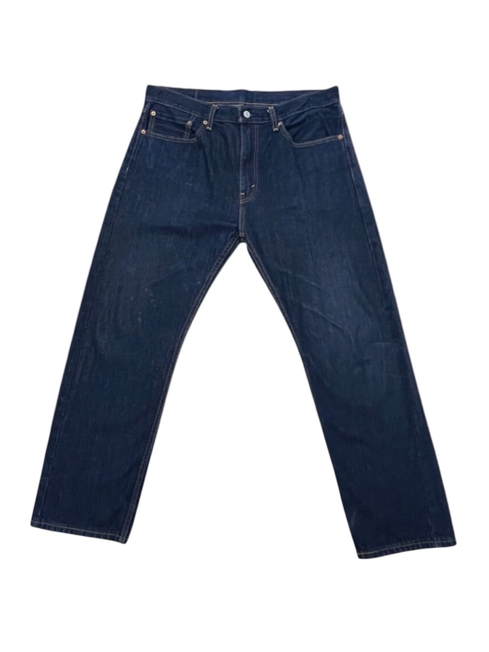 Levi’s 505 Regular Fit Jeans Mens 36x30 Dark Wash Denim Straight Leg